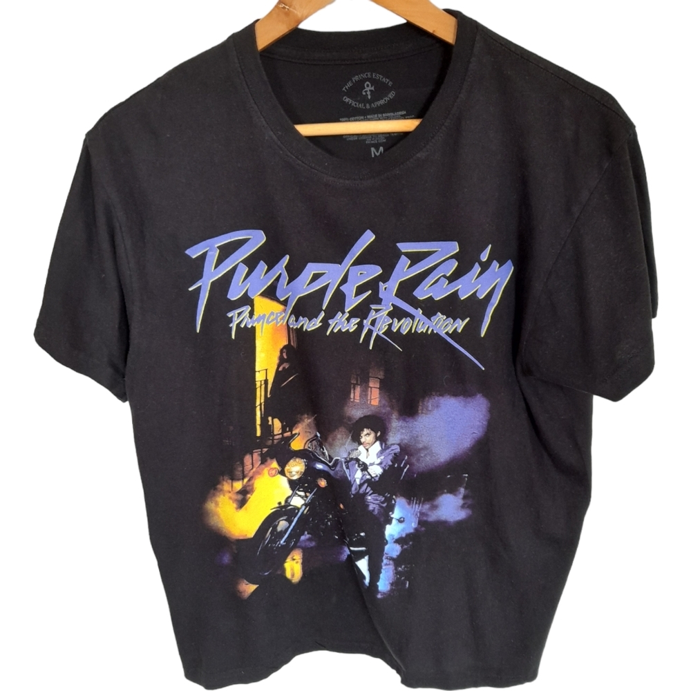 Prince Purple Rain Tshirt Size M - Picture 1 of 4